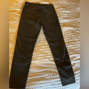 Joe’s Charlie-High rise skinny ankle grey shimmer jeans